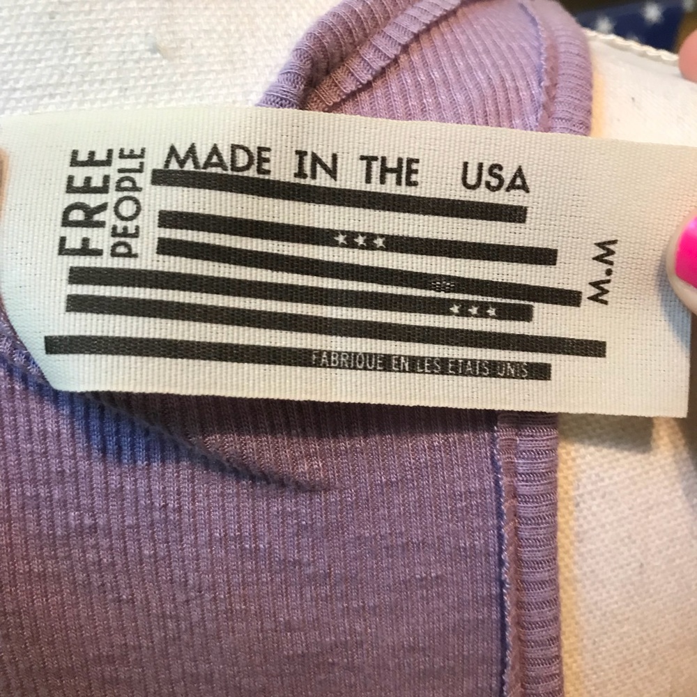 Free People Sleeveless Ribbed Racerback Swing Tank - Picture 6 of 6
